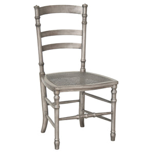 Swedish Armless Dining Chair with Cane Seat