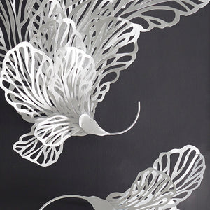 Butterfly Wall Art, White, MD