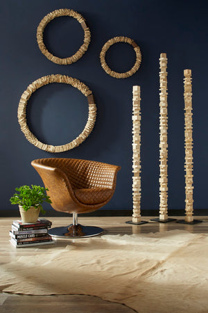 Stacked Wall Ring,  Bleached, SM