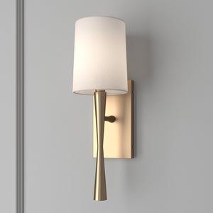 Trenton 1 Light Aged Brass Wall Mount