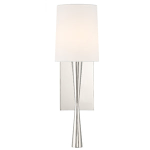 Trenton 1 Light Polished Nickel Wall Mount