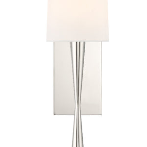 Trenton 1 Light Polished Nickel Wall Mount