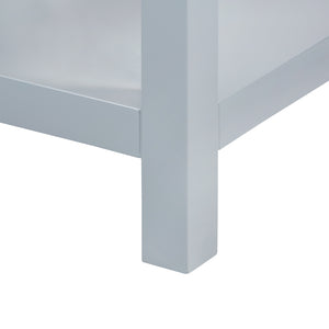 2-Drawer Side Table in Gray | Tansu Collection | Villa & House