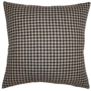 Taupe Checkers Pillow