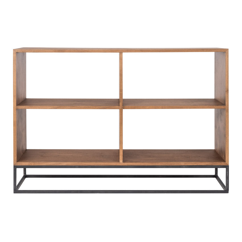 Theo Modern Bookshelf with Iron Frame