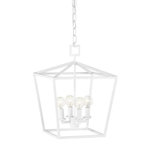 Denison White Small Chandelier