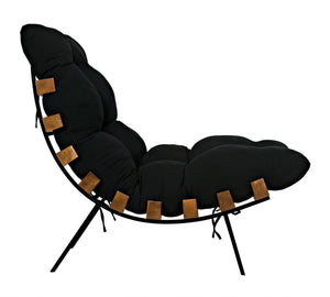Hanzo Chair with Metal Legs, Teak