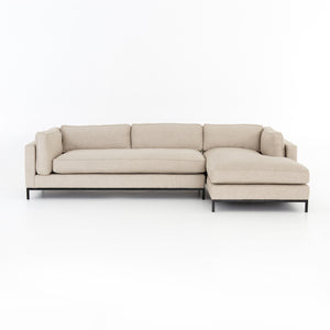 Grammercy 2 Piece Sectional With Chaise - Oak Sand