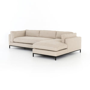 Grammercy 2 Piece Sectional With Chaise - Oak Sand