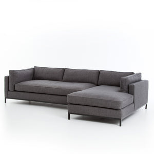 Grammercy 2 Piece Sectional With Chaise - Charcoal