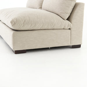 Grant Armless Sofa - Ashby Oatmeal