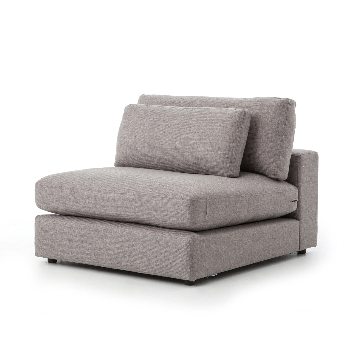 Bloor Sectional Armless - Chess Pewter Upholstery