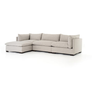 Westwood 3 Piece Sectional With Ottoman Bennet Moon