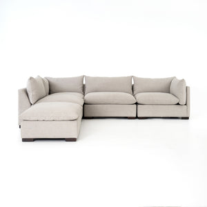 Westwood 4 Piece Sectional With Ottoman Bennett Moon