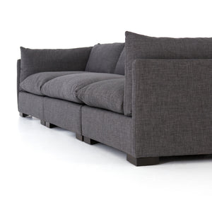 Westwood 3 Piece Sectional - Bennett Charcoal