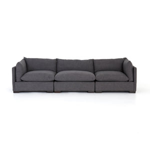 Westwood 3 Piece Sectional - Bennett Charcoal