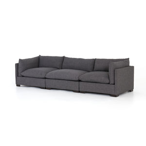 Westwood 3 Piece Sectional - Bennett Charcoal