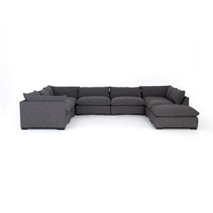 Westwood 7 Piece Sectional With Ottoman Bennett Charcoal