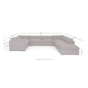 Westwood 8 Piece Sectional With Ottoman Bennett Moon