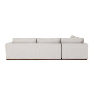 Colt 3 Piece Sectional - Aldred Silver