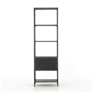 Trey Bookshelf - Black Wash Poplar