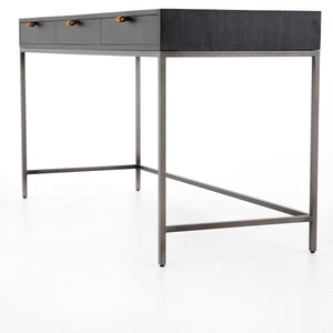 Trey Modular Writing Desk - Black Wash Poplar