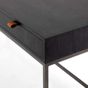 Trey Modular Writing Desk - Black Wash Poplar