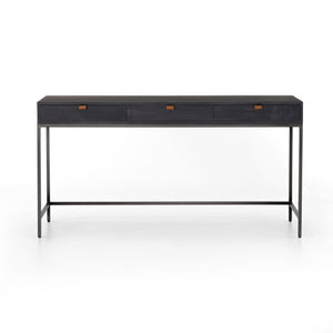 Trey Modular Writing Desk - Black Wash Poplar