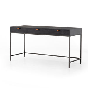 Trey Modular Writing Desk - Black Wash Poplar