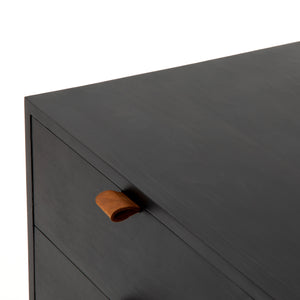 Trey Modular Filing Credenza - BLACK WASH POPLAR