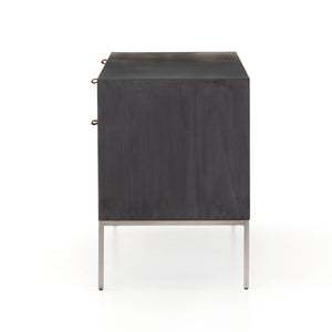 Trey Modular Filing Credenza - BLACK WASH POPLAR