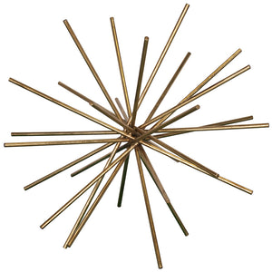 Worlds Away Urchin Object - Gold Leaf