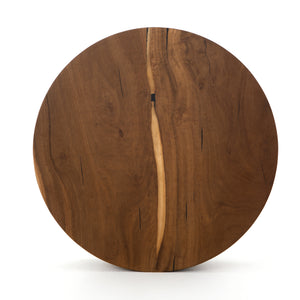 Hudson Round Coffee Table - Natural Wood