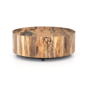 Hudson Round Coffee Table - Spalted Primavera