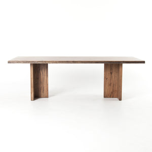 Cross Rustic Dining Table - Spalted Alder