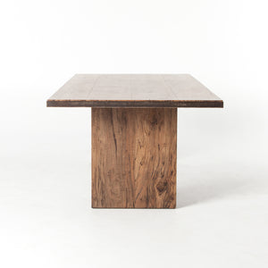 Cross Rustic Dining Table - Spalted Alder