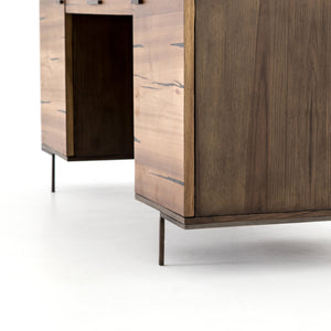 Cuzco Desk - Natural Brown & Ash Grey
