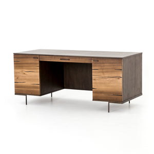 Cuzco Desk - Natural Brown & Ash Grey