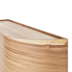 Lunas Curved Sideboard - Gold