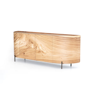 Lunas Curved Sideboard - Gold