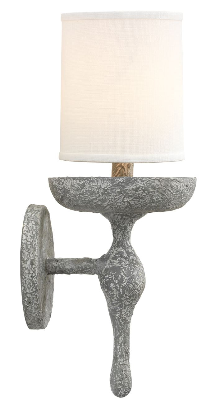 Concord Wall Sconce in Grey Plaster