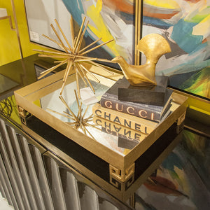 Worlds Away Urchin Object - Gold Leaf