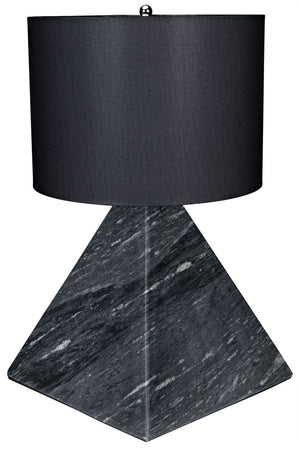 Sheba Table Lamp with Black Shade