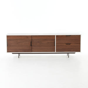 Tucker Large Media Console - White