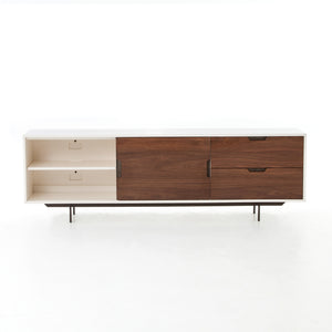 Tucker Large Media Console - White