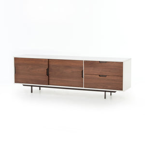 Tucker Large Media Console - White
