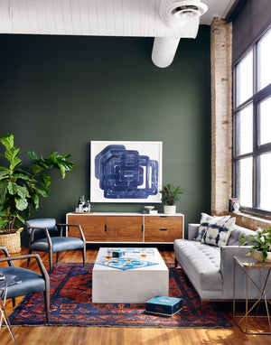 Tucker Large Media Console - White