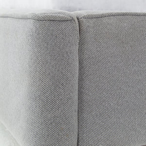 Aidan Bed - Heavy Pebble Pewter - King