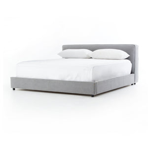 Aidan Bed - Heavy Pebble Pewter - Queen