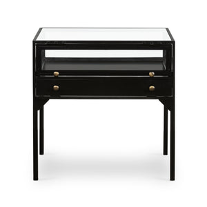 Shadow Box End Table - Black